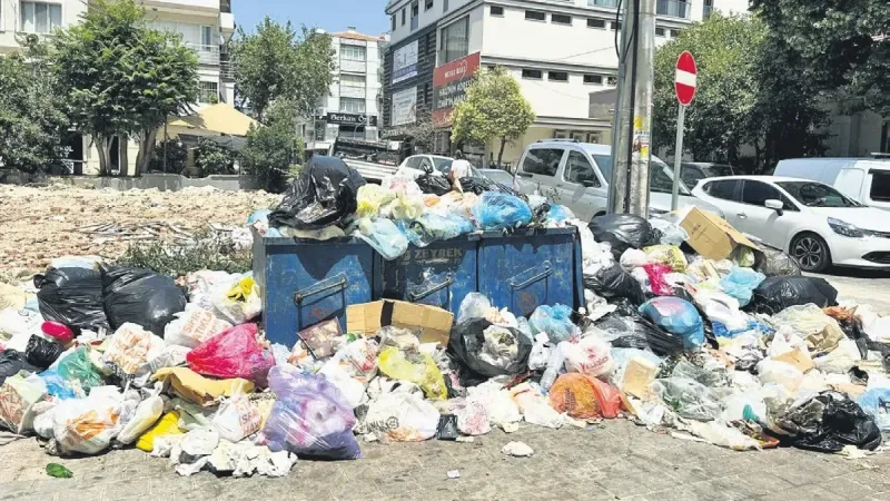 Buca’da çöp isyanı