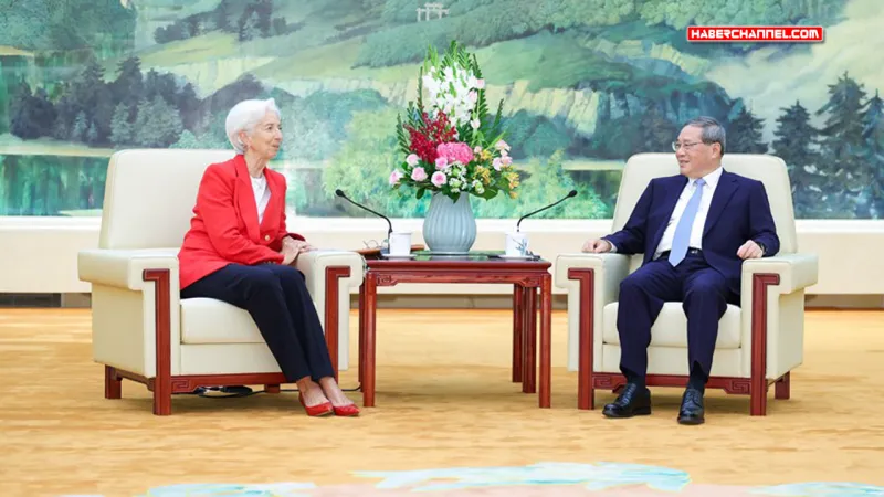 Çin Başbakanı Li Qiang, Avrupa Merkez Bankası Başkan Christine Lagarde'la görüştü