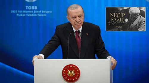 Cumhurbaşkanı Erdoğan'dan Necip Fazıl Kısakürek paylaşımı: Mevla üstadımızın mekanını cennet eylesin