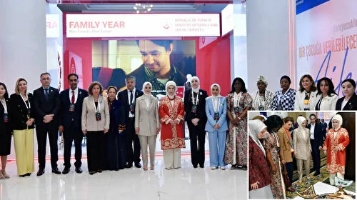 Emine Erdoğan 'Uluslararası Aile Forumu'nun kapanış programına katıldı
