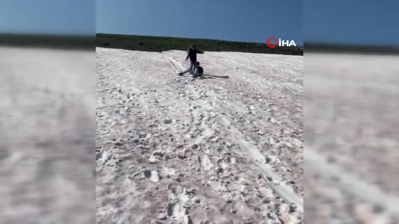 Ardahan'da Şok! Haziran'da Kar Sürprizi: Yaz ve Kış Bir Arada mı?