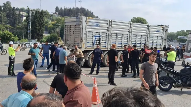 Kamyon Faciası! Hatay'da Kadın Hayatını Kaybetti