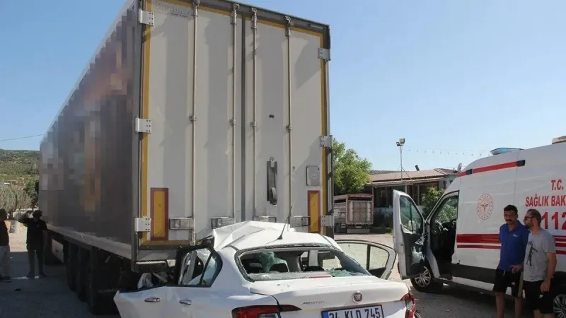 Manisa'da Feci Kaza! Baba ve 3 Çocuğu Hayatını Kaybetti