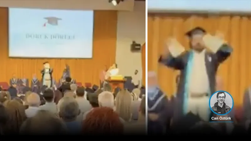 Mezuniyet töreninde diplomasını yırtan ve bugün gözaltına alınan Boğaziçili öğrenci, yurtdışı çıkış yasağı ile serbest bırakıldı