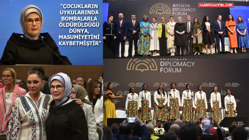Emine Erdoğan, 'Dünyada Geleceği İnşa Etmek: Eğitimin Dönüştürücü Gücü' konulu panelde konuştu
