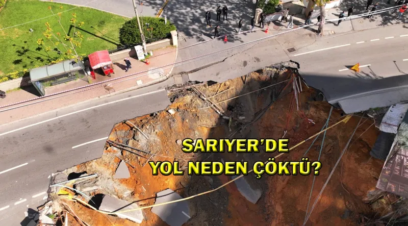 Sarıyer'de Yol Çöktü! Sebebi Şoke Etti! (3 Mayıs 2025)