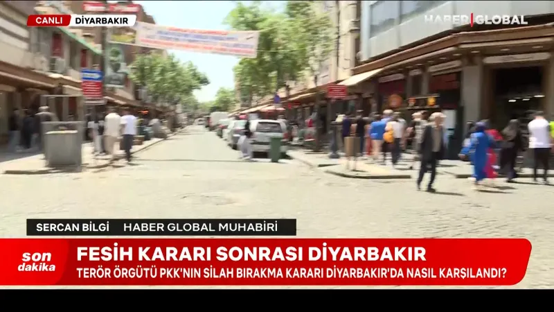 PKK Fesih Kararı: Diyarbakır Esnafı Umut Dolu! Şok Gelişme!