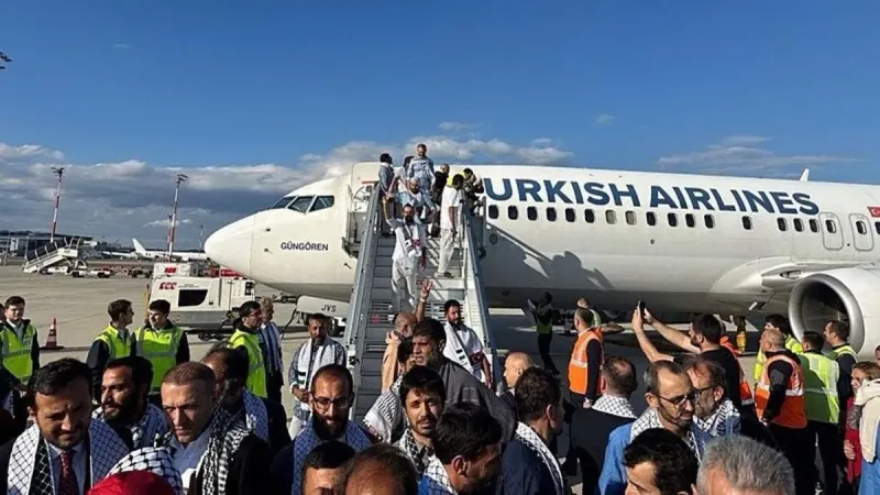 Sumud kahramanları yurda döndü