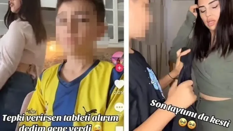 TikTok çukurunda bir rezillik daha! Etkileşim uğruna çocuk istismarı | Anneden tepki çeken paylaşım...