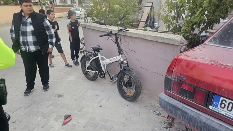 Tokat'ta Feci Kaza! Elektrikli Bisiklet Faciası: 3 Çocuk Yaralı!