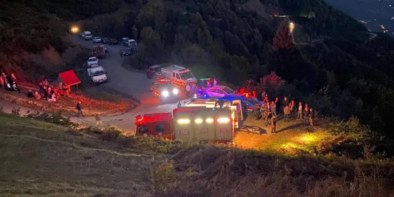 Trabzon'da Feci Ölüm! Ot Biçerken Uçuruma Yuvarlanan Polis...